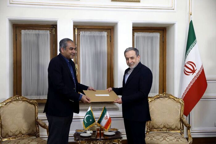دیدار و گفت‌وگوی وزیر کشور پاکستان با سیدعباس عراقچی