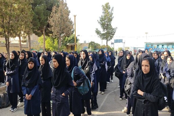 بازگشایی مدارس در دبیرستان دخترانه شهید مجید دهنوی نیشابور