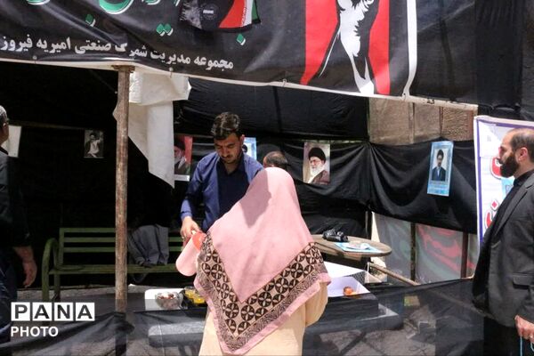 خداحافظ ای خادمِ دین و ملت؛ موکب «دلدادگان رهبر شهید» در فیروزکوه 