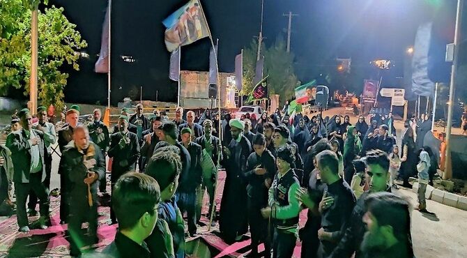 حسینیه شهدای شهر بار، رنگ بوی محرم گرفت به مناسبت ماه عزای آل اللّه