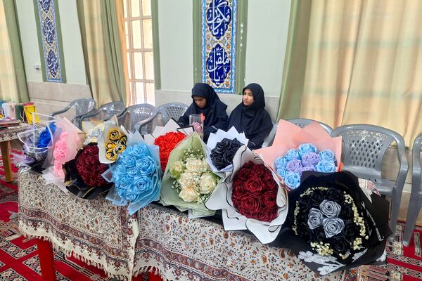 نمایشگاه آثار مسابقات جشنواره فرهنگی هنری امید فردا 
