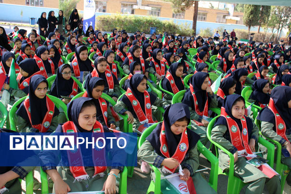 آیین جشن عاطفه‌ها در دبستان ولایت سمنان 