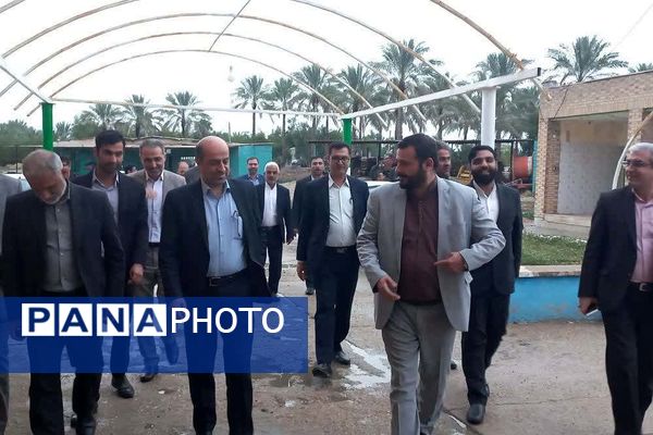 بازدید معاون متوسطه وزارت آموزش و پرورش از هنرستان کشاورزی شهید باهنر سعدآباد