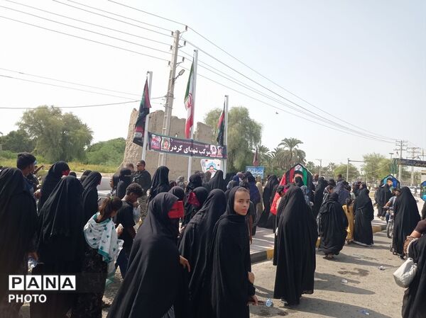 شکوه ارادت نسل نو در همایش پیاده‌روی «جاماندگان اربعین» روستای کنارترش
