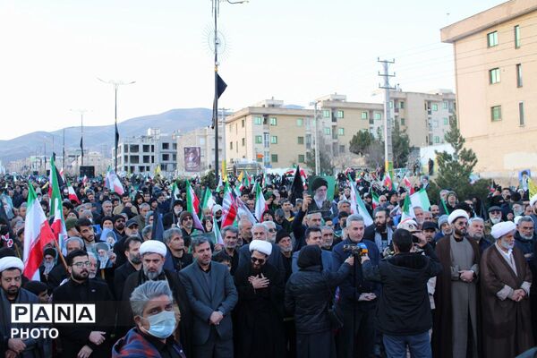 اجتماع خونخواهان و منتقمین شهادت حضرت آیت الله الامام شهید سید علی خامنه ای در پردیس