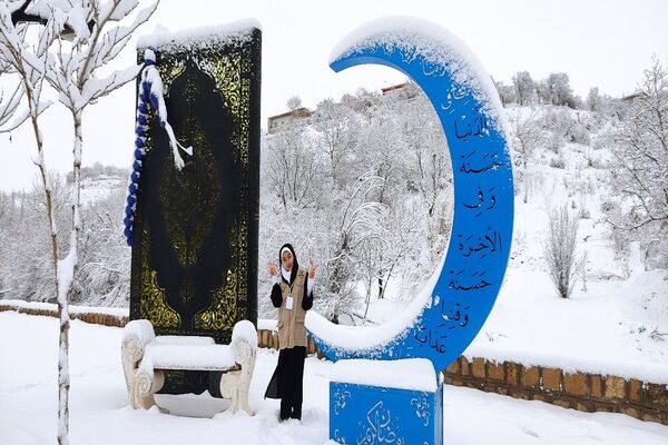 بارش باران و برف در شهر زیبای بار و شادی مردم از نزول رحمت الهی