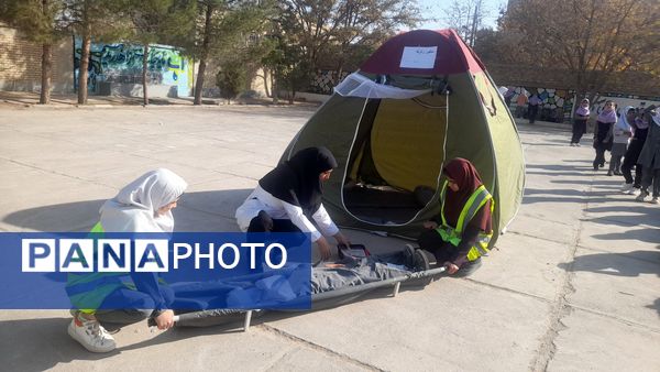  بیست و ششمین مانور سراسری زلزله در روستای دربند