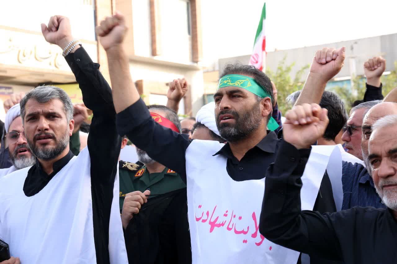 اعلام انزجار مردم قم از یاوه گویی‌های استکبار جهانی با راهپیمایی «عهد خون»