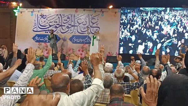 مهمانی یک کیلومتری عید غدیر در لارستان