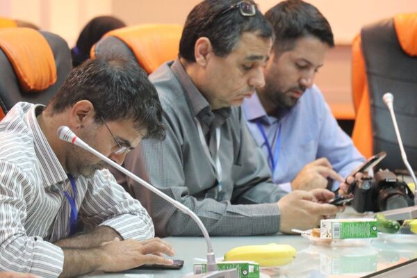 نشست خبری اتاق کنترل وضعیت ستاد انتخابات مشهد 