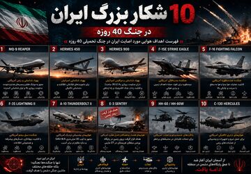 ۱۰ شکار بزرگ ایران در جنگ