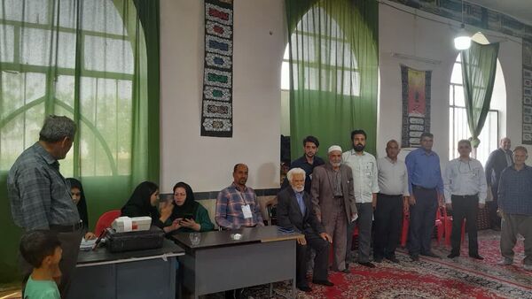 برگزاری چهاردهمین دوره انتخابات ریاست جمهوری در روستای تاج آباد شهرستان داورزن 