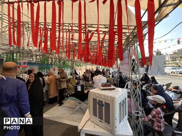 برپایی موکب خدمات پزشکی رایگان در جشن غدیر 