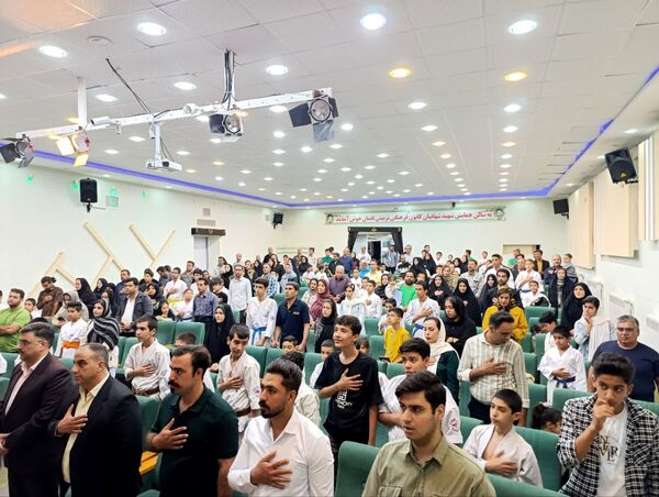 مراسم ارتقاء کمربند سبک پرفکت کیوکوشین کاراته در شهرستان کاشمر
