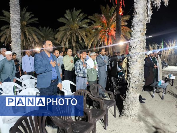 یادواره شهدا در روستای آرنگو پایین 