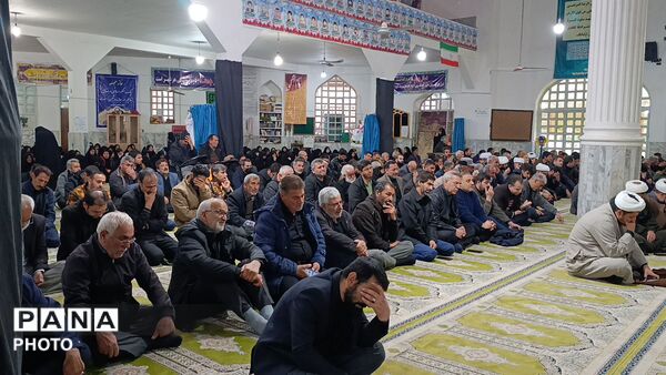 حضور در شور مردم شهرستان سملقان در پی شهادت رهبر معظم انقلاب اسلامی