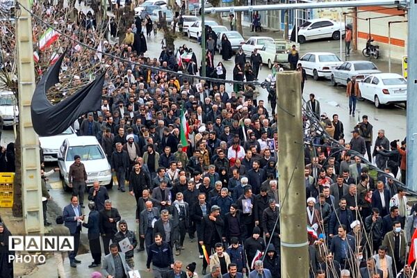 فریاد همدلی مردم شهرستان لردگان در راهپیمایی روز قدس
