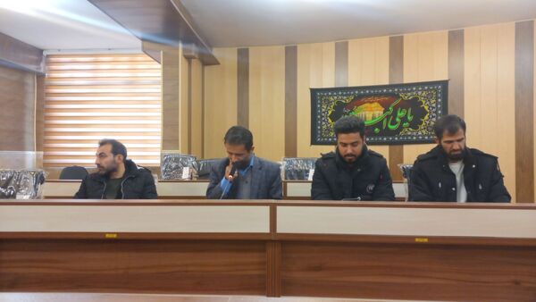 برگزاری جلسه مراسم معنوی اعتکاف