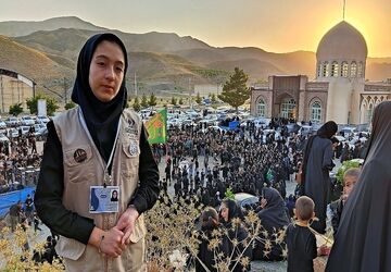 ارادت مردم در روز تاسوعای حسینی با برگزاری هئیت عزاداری به ابوالفضل عباس 