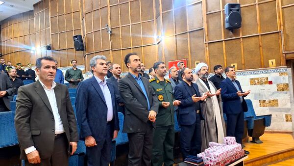 مراسم بزرگداشت اربعین شهدای دفاع مقدس ۱۲روزه در استان البرز