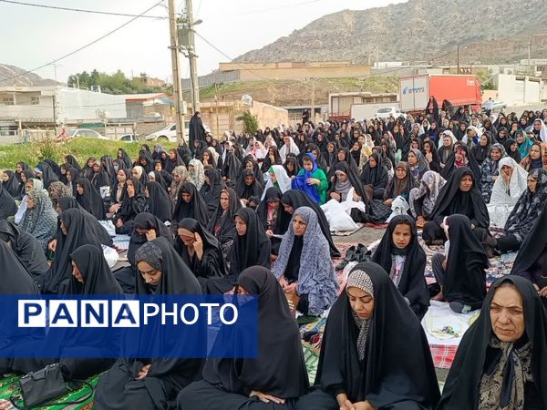 نماز عید فطر در پلدختر و معمولان