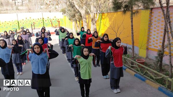 طنین فرهنگ پهلوانی در مدارس کرج