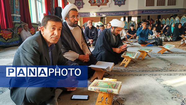 تکریم شهدای جنگ ۱۲ روزه با نوای قرآن در یاسوج