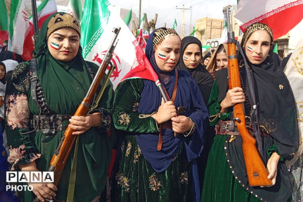 یادبود رهبر شهید ومعصومیت کودکان میناب در سوگِ چهل روزه