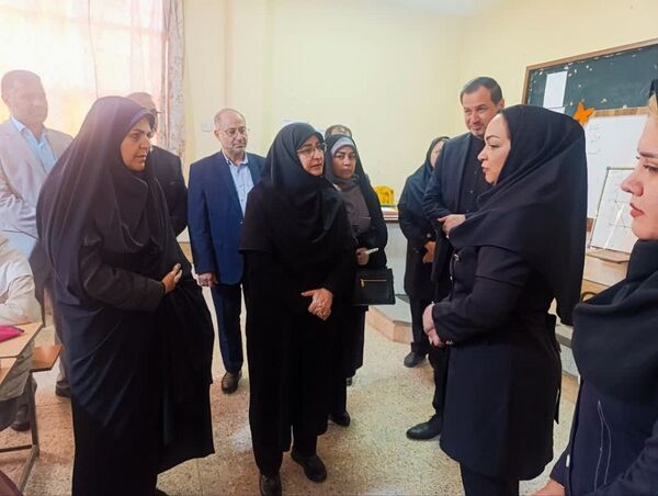 حضور معاون آموزش ابتدایی وزارت در حمیدیه