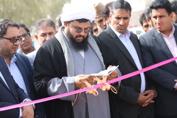 افتتاح زمین چمن روستای محمد آباد چاه ملک 