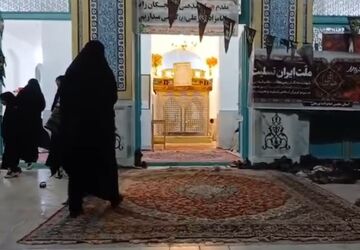مراسم عزاداری شام اربعین در امامزاده نورعلی