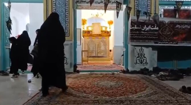 مراسم عزاداری شام اربعین در امامزاده نورعلی