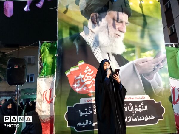 اجتماع مردمی میدان حجاب مشهد