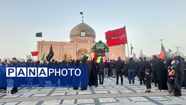 عزاداری هیئت‌های مذهبی در بارگاه منور امام زاده محمد عابد کاخک