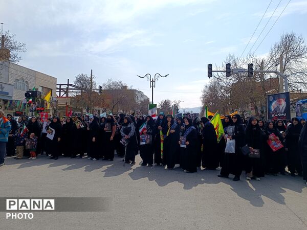 حضور مقتدر مردم آشخانه در راهپیمایی روز قدس