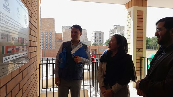 آیین افتتاح مدرسه ۱۴ کلاسه شهید جمهور ابراهیم رئیسی در شهرستان ملارد