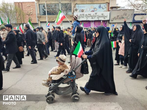 قاب پانا میزبان راهپیمایی روز قدس در شهرستان نیشابور 