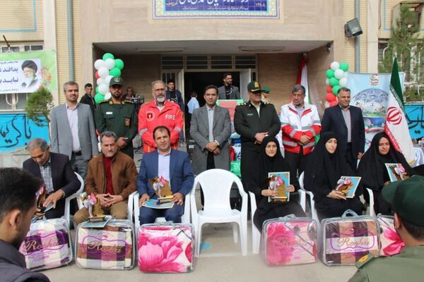 آیین نمادین نکوداشت هفته پدافند غیرعامل در نیشابور 