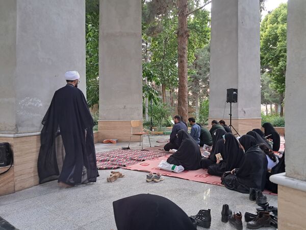 مراسم شهادت امام محمد باقر (ع) درکنار شهدای گمنام پارک وحدت آشخانه