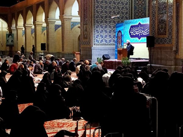مراسم عزاداری شهادت امام حسن عسکری (ع) در زیارتگاه شهید مدرس 