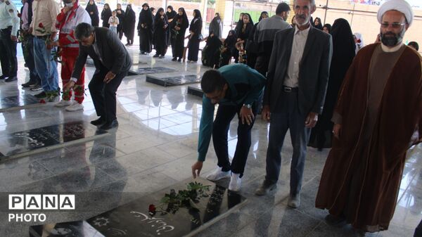 تجدید میثاق با آرمان‌های شهدا در گندمان