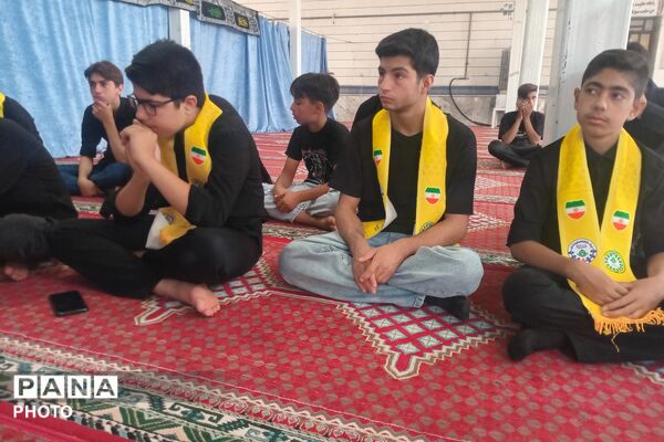 شور حسینی نوجوانان پیشتاز ارسنجانی در سوگواره «احلی من العسل»