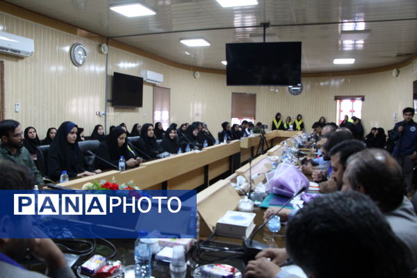 آیین تودیع و معارفه سرپست جدید سازمان دانش‌آموزی استان یزد