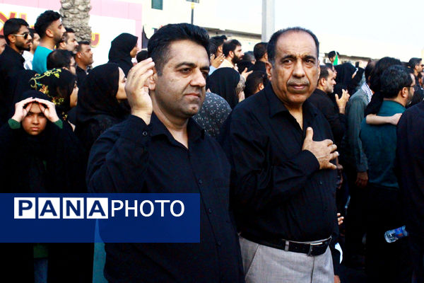 مراسم تشییع پیکر شهید «سعید آذربادگان» در بندرعباس