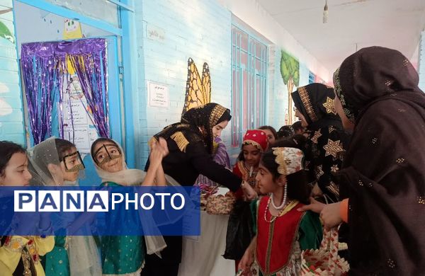 برگزاری آیین کهن «حق لیلی» در مدرسه شهید ابراهیم تنیده هرمزگان