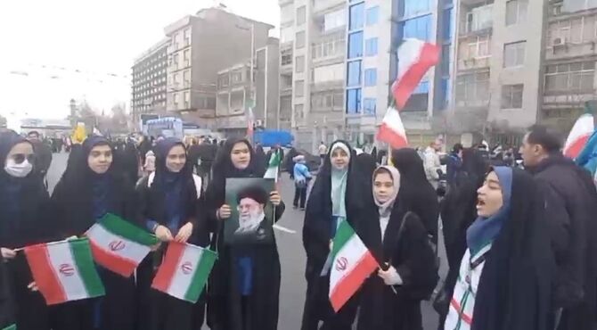 حضور گسترده مردم تهران در راهپیمایی ۲۲ بهمن ۱۴۰۴