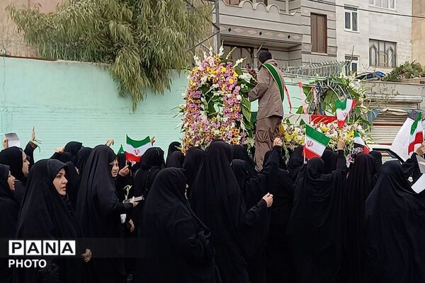 قرچک میزبانِ پیکر خادمِ شهید 