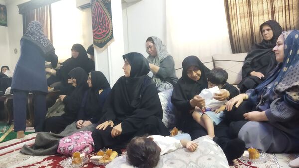 بر پایی روضه خانگی در قائمشهر