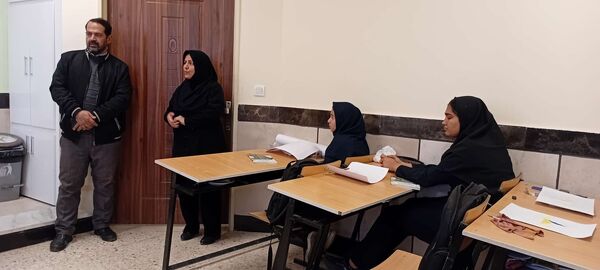 بازدید مسئولین آموزش و پرورش خلیل آباد از دبیرستان مادرمهربان نقاب