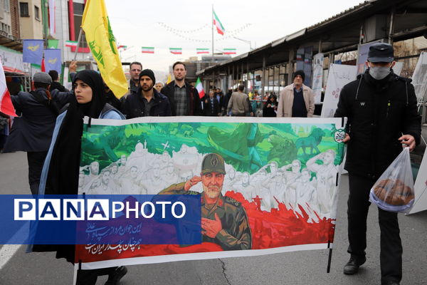 راهپیمایی باشکوه ۲۲ بهمن در قاب تصویر